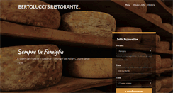 Desktop Screenshot of bertoluccisristorante.com
